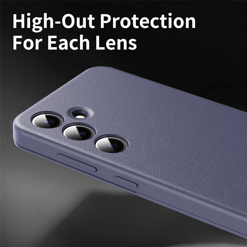 For-Samsung-Galaxy-S25-FE-Case-with-Card-Holder-Smart-View-Window-Leather-Phone-Cover-Lavender-Grey