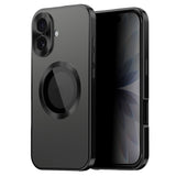 For-iPhone-17-Case-Compatible-with-MagSafe-PC-+-Metal-Phone-Cover-with-Anti-Spy-Screen-Film-Black