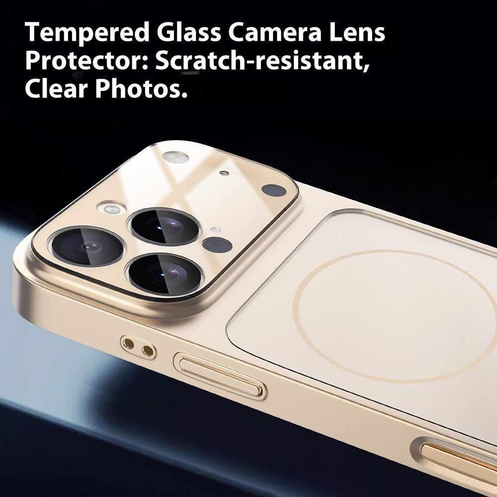 For-iPhone-16-Pro-Magnetic-Case-Transfer-to-17-Pro-PC-Phone-Cover-with-AG-Corning-Glass-Lens-Film-Titanium-Gold
