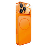 For-iPhone-16-Pro-Magnetic-Case-Transfer-to-17-Pro-PC-Phone-Cover-with-AG-Corning-Glass-Lens-Film-Titanium-Orange