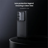 NILLKIN-Camshield-Pro-Series-For-Samsung-Galaxy-S25-FE-Case-TPU-+-PC-Clear-Black-Phone-Cover-with-Camera-Slider