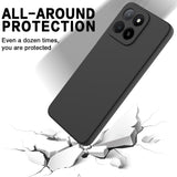 For-Honor-400-Smart-5G-/-Honor-X7d-4G-/-Honor-X7d-5G-/-Honor-400-Smart-4G-Liquid-Silicone-Case-Phone-Back-Cover-with-Hand-Strap-Black