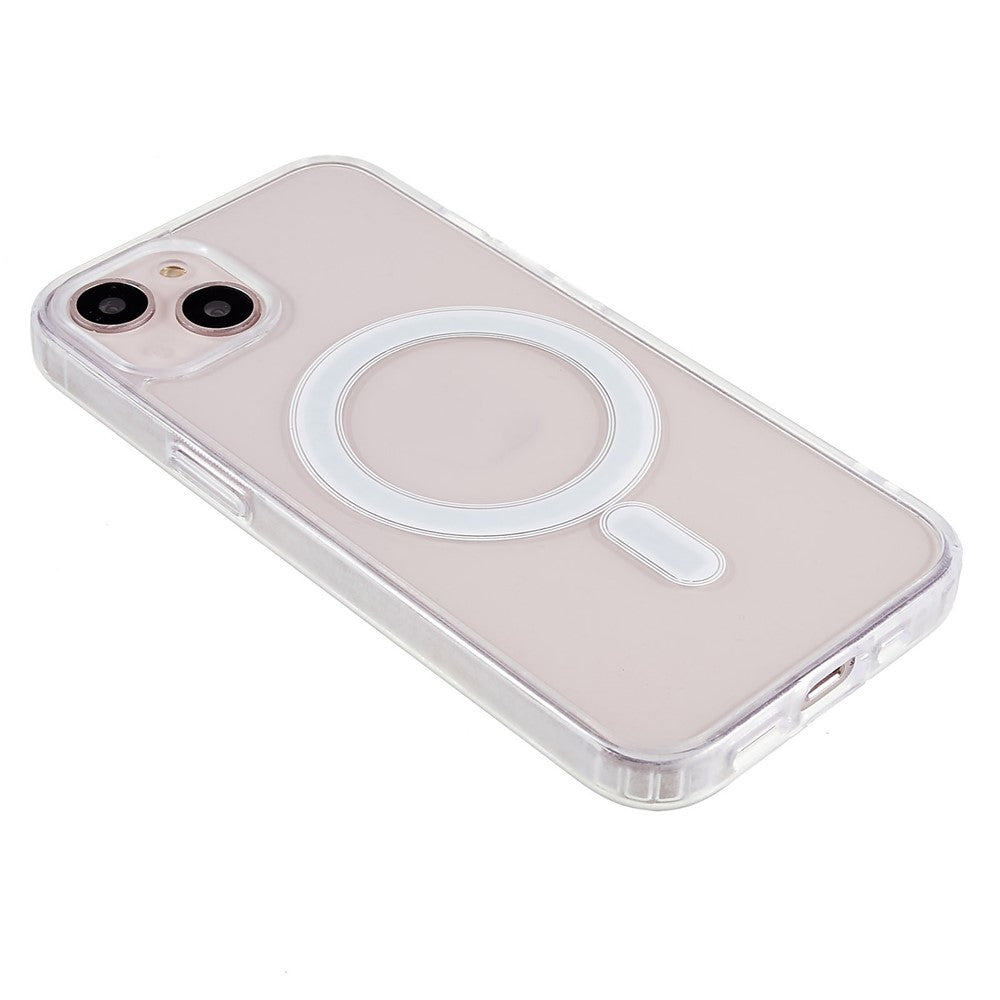 Transparent-Case-for-iPhone-13-mini-5.4-inch,-Acrylic-Back-TPU-Frame-Shockproof-Phone-Cover-Compatible-with-MagSafe
