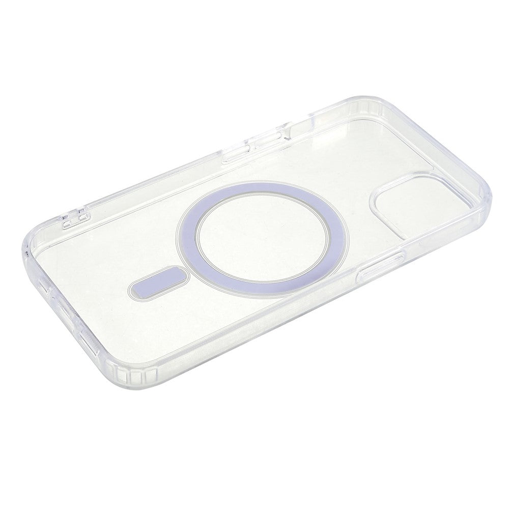 Transparent-Case-for-iPhone-13-mini-5.4-inch,-Acrylic-Back-TPU-Frame-Shockproof-Phone-Cover-Compatible-with-MagSafe