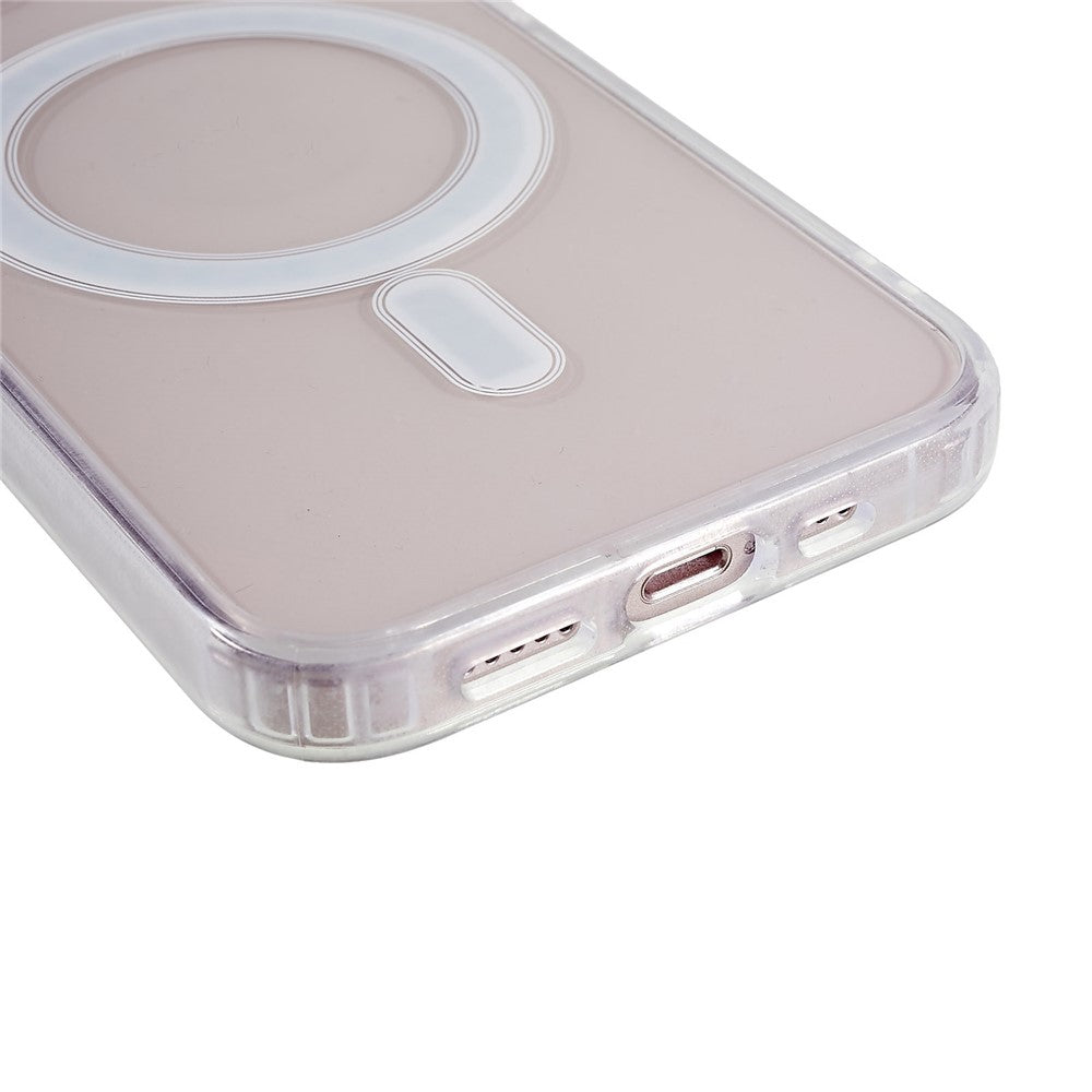 Transparent-Case-for-iPhone-13-mini-5.4-inch,-Acrylic-Back-TPU-Frame-Shockproof-Phone-Cover-Compatible-with-MagSafe