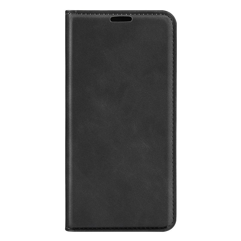 Anti-drop-Phone-Case-For-Samsung-Galaxy-A54-5G-Magnetic-Auto-absorbed-Skin-touch-Feeling-PU-Leather-Flip-Cover-Stand-Wallet-Black