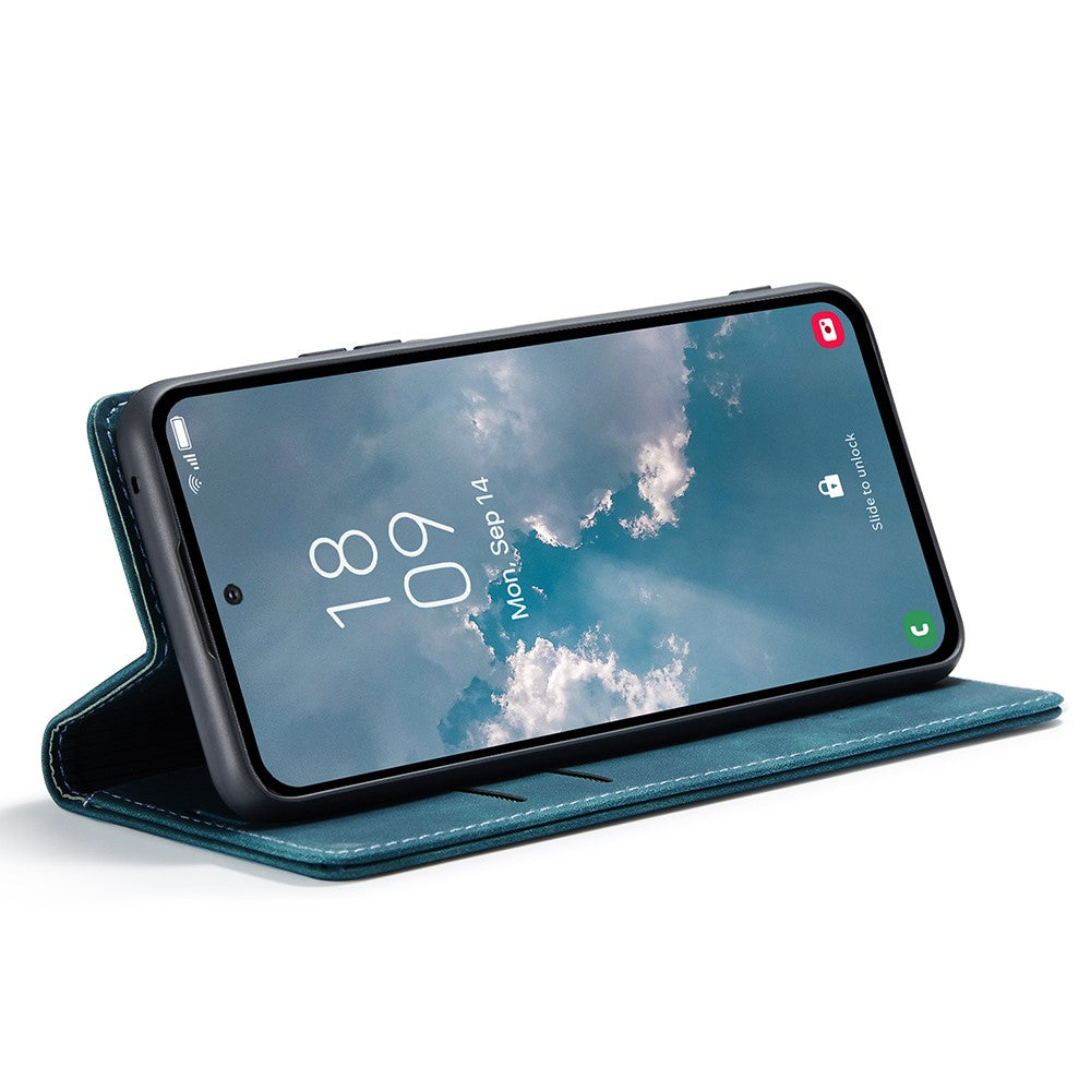 CASEME-013-Series-Phone-Case-for-Samsung-Galaxy-A54-5G-PU-Leather-Case-Wallet-Stand-Shockproof-Cover-Blue