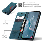 CASEME-013-Series-Phone-Case-for-Samsung-Galaxy-A54-5G-PU-Leather-Case-Wallet-Stand-Shockproof-Cover-Blue