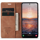 CASEME-013-Series-Phone-Case-for-Samsung-Galaxy-A54-5G-PU-Leather-Case-Wallet-Stand-Shockproof-Cover-Brown