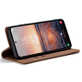 CASEME-013-Series-Phone-Case-for-Samsung-Galaxy-A54-5G-PU-Leather-Case-Wallet-Stand-Shockproof-Cover-Brown
