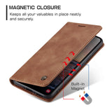 CASEME-013-Series-Phone-Case-for-Samsung-Galaxy-A54-5G-PU-Leather-Case-Wallet-Stand-Shockproof-Cover-Brown