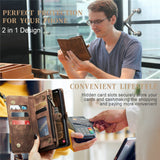 CASEME-008-Series-for-Samsung-Galaxy-A54-5G-PU-Leather-Zipper-Pocket-Case-Detachable-Phone-Stand-Wallet-Cover-Brown