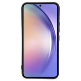 For-Samsung-Galaxy-A54-5G-Phone-TPU-Case-Fiber-Lining-Rubberized-Cell-Phone-Cover-Black