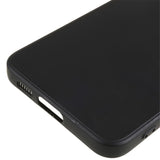 For-Samsung-Galaxy-S23-TPU-Camera-Protection-Phone-Case-Soft-Fiber-Lining-Rubberized-Back-Cover-Black