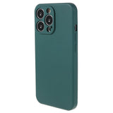 For-iPhone-13-Pro-6.1-inch-Rubberized-TPU-Phone-Case-Soft-Fiber-Lining-Shockproof-Cover-Army-Green