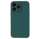 For-iPhone-13-Pro-6.1-inch-Rubberized-TPU-Phone-Case-Soft-Fiber-Lining-Shockproof-Cover-Army-Green