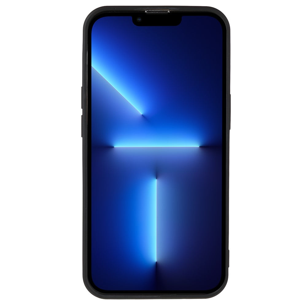 For-iPhone-13-Pro-Max-6.7-inch-Rubberized-TPU-Phone-Case-Camera-Protection-Cover-Soft-Fiber-Lining-Inside-Black