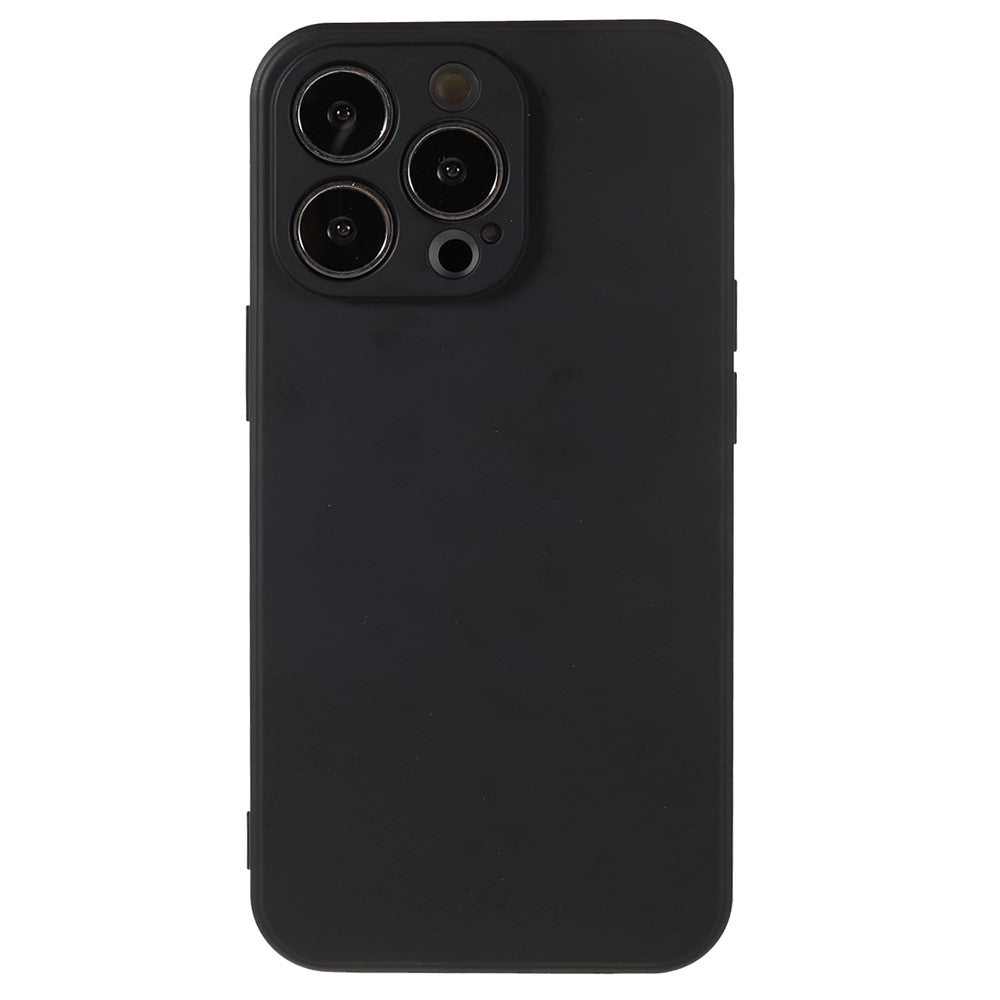 For-iPhone-13-Pro-Max-6.7-inch-Rubberized-TPU-Phone-Case-Camera-Protection-Cover-Soft-Fiber-Lining-Inside-Black