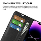 For-iPhone-15-Pro-Shockproof-Wallet-Phone-Cover-PU-Leather-Litchi-Texture-Stand-Mobile-Phone-Case-Black