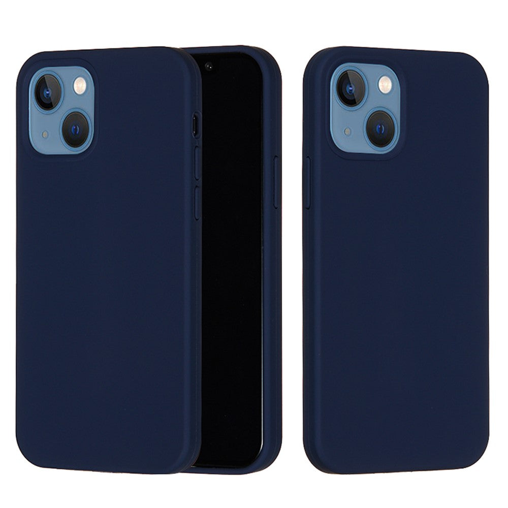 For-iPhone-15-Flexible-Liquid-Silicone-Phone-Case-Soft-Lining-Anti-drop-Cover-Midnight-Blue