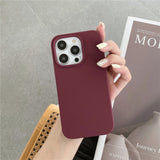 For-iPhone-15-Pro-Max-Slim-Phone-Case-Soft-Silicone-Phone-Shell-Compatible-with-MagSafe-Wireless-Charging-Wine-Red