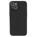 Fiber-Lining-Shell-for-iPhone-15-Candy-Color-Anti-Drop-TPU-Phone-Case-Rubberized-Phone-Cover-Black