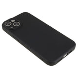 Fiber-Lining-Shell-for-iPhone-15-Candy-Color-Anti-Drop-TPU-Phone-Case-Rubberized-Phone-Cover-Black