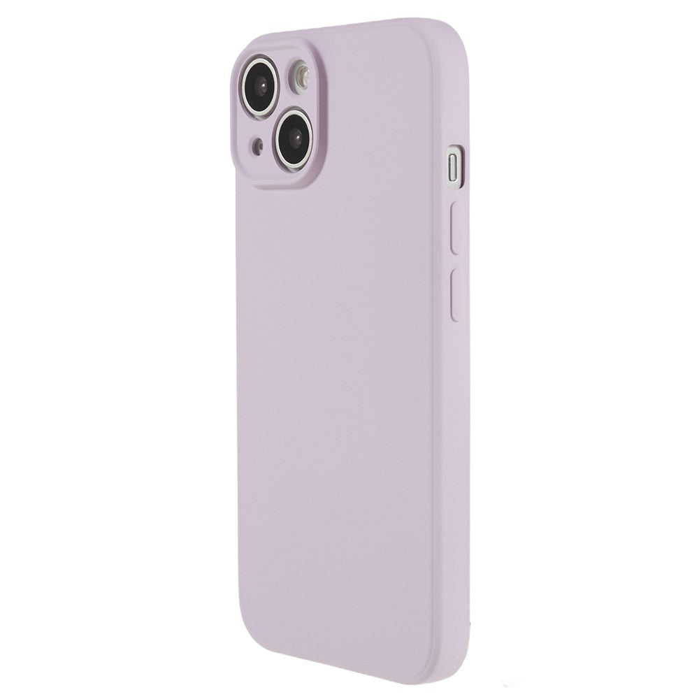 Fiber-Lining-Shell-for-iPhone-15-Candy-Color-Anti-Drop-TPU-Phone-Case-Rubberized-Phone-Cover-Purple