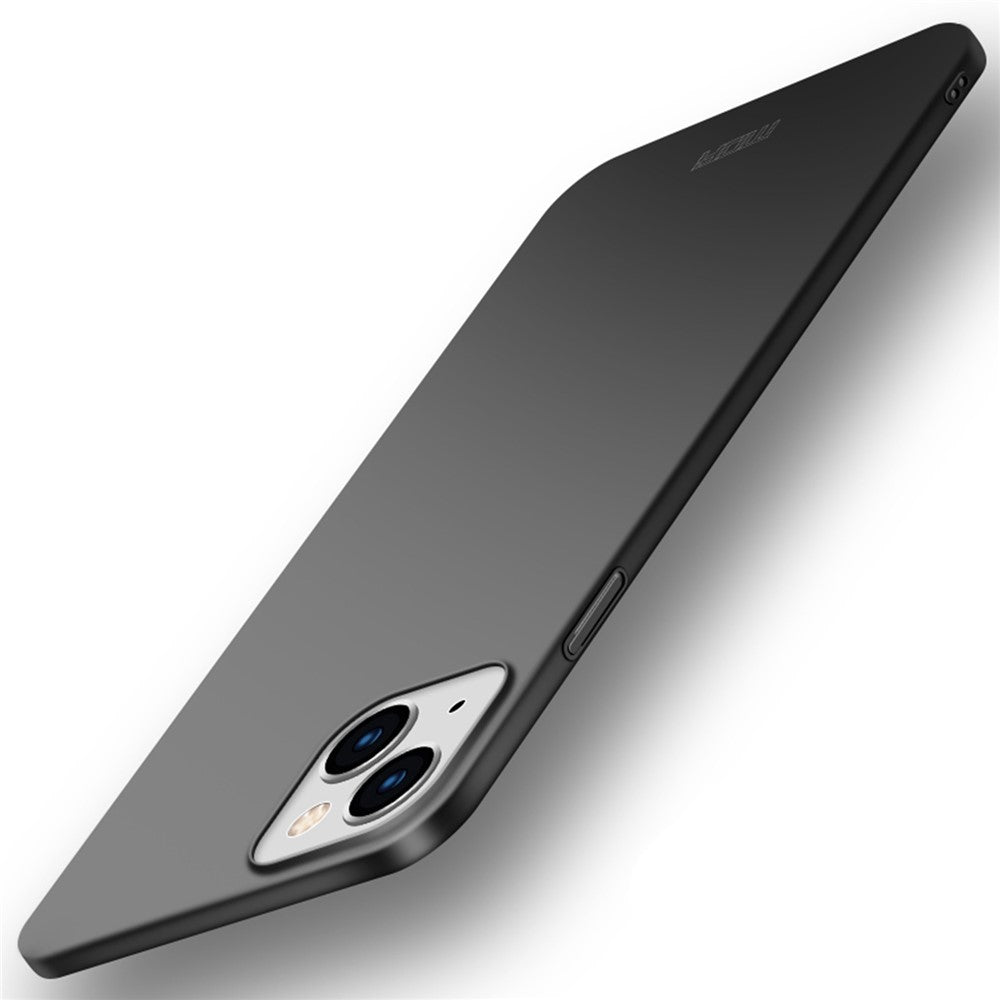 MOFI-JK-PC-Series-1-Shield-for-iPhone-15-Matte-PC-Phone-Case-Dustproof-Cell-Phone-Cover-Black