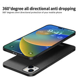 MOFI-JK-PC-Series-1-Shield-for-iPhone-15-Matte-PC-Phone-Case-Dustproof-Cell-Phone-Cover-Black