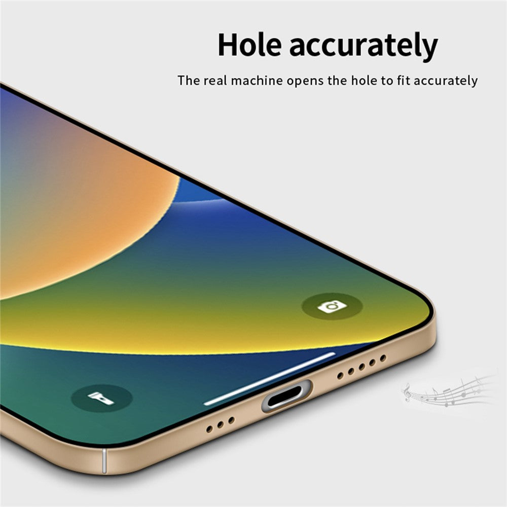 MOFI-JK-PC-Series-1-Shield-for-iPhone-15-Matte-PC-Phone-Case-Dustproof-Cell-Phone-Cover-Black