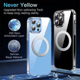 For-iPhone-14-Pro-Clear-Phone-Case-TPU-+-PC-Magnetic-Cover-Compatible-with-MagSafe-Transparent