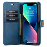 DG.MING-For-iPhone-15-Anti-Scratch-Split-Leather-Wallet-Stand-Cover-Detachable-Magnetic-Phone-Case-Shell-Blue