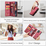 For-iPhone-15-Phone-Cases-CASEME-008-Leather-Cover-with-Detachable-Wallet-and-Strap-Red