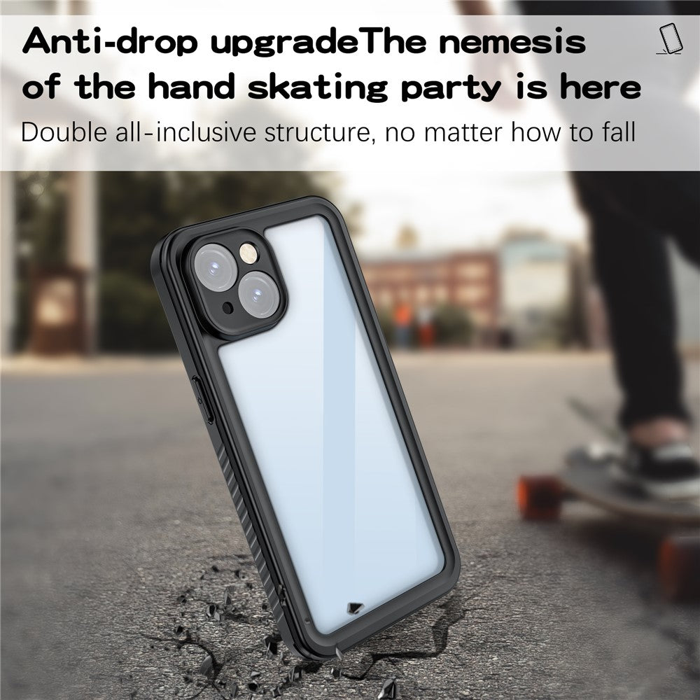REDPEPPER-FS-Series-for-iPhone-15-Full-Body-Sandproof-Case-Clear-Back-Panel-IP68-Waterproof-Phone-Cover