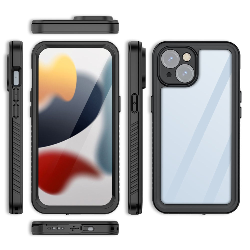 REDPEPPER-FS-Series-for-iPhone-15-Full-Body-Sandproof-Case-Clear-Back-Panel-IP68-Waterproof-Phone-Cover