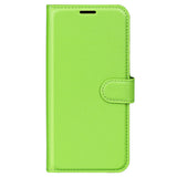 For-Samsung-Galaxy-A15-5G-Case-Slim-Fit-Litchi-Texture-Stand-Wallet-Phone-Cover-PU-Leather-Shell-Green