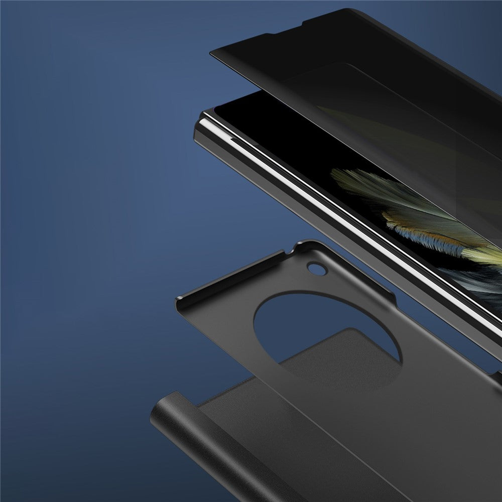 For-OnePlus-Open-/-Oppo-Find-N3-5G-Case-View-Window-Leather-Stand-Phone-Cover-Black