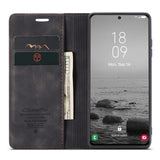CASEME-013-Series-For-Samsung-Galaxy-S24-Case-Anti-drop-PU-Leather-Stand-Cellphone-Protector-Black