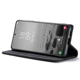 CASEME-013-Series-For-Samsung-Galaxy-S24-Case-Anti-drop-PU-Leather-Stand-Cellphone-Protector-Black