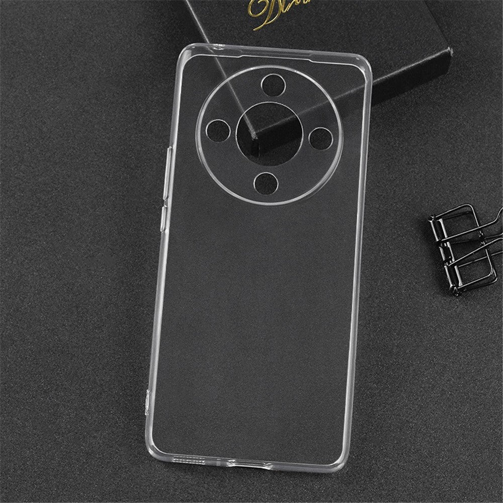For-Honor-X9b-5G-/-Magic6-Lite-5G-Case-Anti-scratch-Clear-TPU-Phone-Cover-(Precise-Rear-Lens-Cutout)
