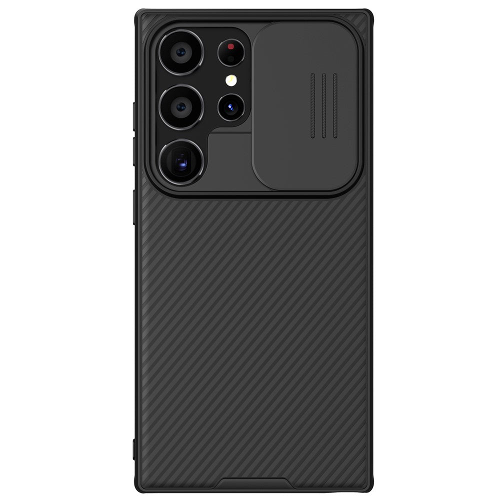 NILLKIN-CamShield-Pro-Series-For-Samsung-Galaxy-S24-Ultra-Case-PC+TPU-Slide-Camera-Lid-Phone-Cover-Black