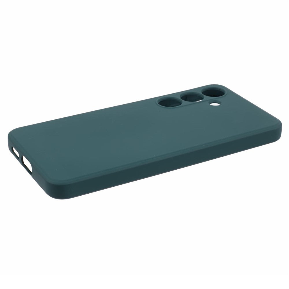 For-Samsung-Galaxy-S24-Phone-Case-Soft-Fiber-Lining-TPU-Cover-Army-Green