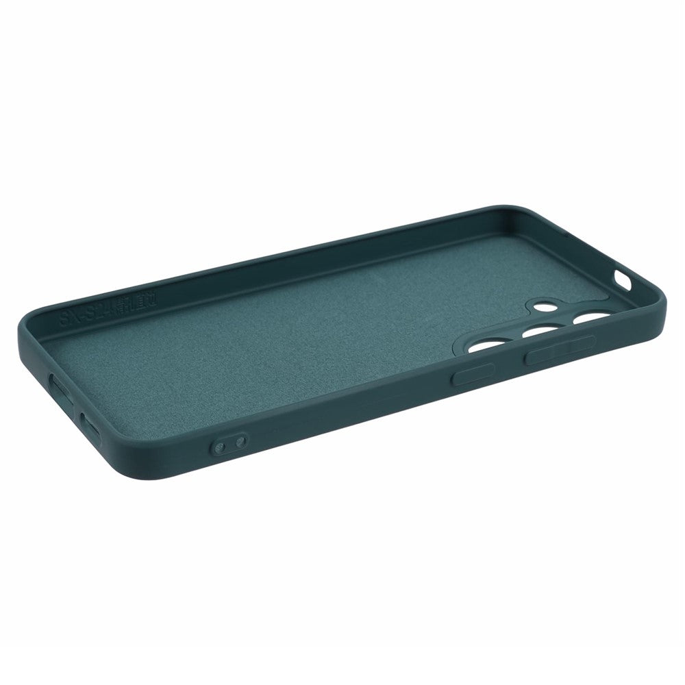 For-Samsung-Galaxy-S24-Phone-Case-Soft-Fiber-Lining-TPU-Cover-Army-Green