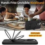For-iPhone-13-Pro-Kickstand-Case-Magnetic-Phone-Cover-Compatible-with-MagSafe-Black