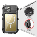 SHELLBOX-M-Series-Metal-IP68-Diving-Case-for-iPhone-15-Waterproof-Case-Compatible-with-MagSafe-Black