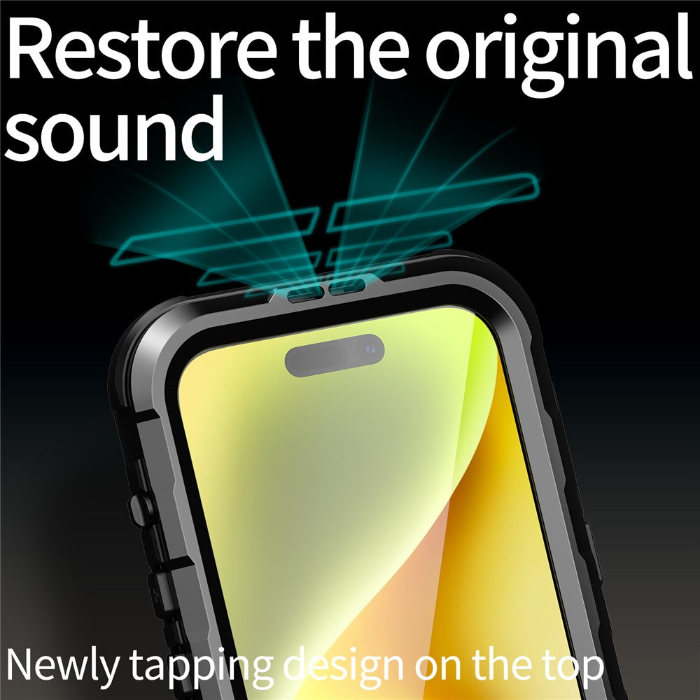 SHELLBOX-M-Series-Metal-IP68-Diving-Case-for-iPhone-15-Waterproof-Case-Compatible-with-MagSafe-Black