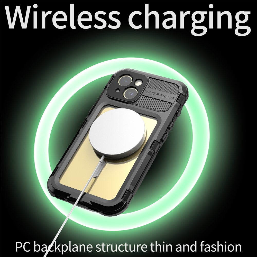 SHELLBOX-M-Series-Metal-IP68-Diving-Case-for-iPhone-15-Waterproof-Case-Compatible-with-MagSafe-Black