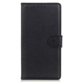 For-Samsung-Galaxy-Xcover7-Leather-Case-Classic-Lychee-Texture-Phone-Wallet-Cover-Black