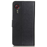 For-Samsung-Galaxy-Xcover7-Leather-Case-Classic-Lychee-Texture-Phone-Wallet-Cover-Black